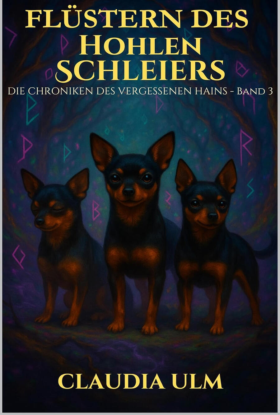 Band 3 - Flüstern Des Hohlen Schleiers - Die Winde tragen keine Lieder mehr durch den Vergessenen Hain – nur noch Stille und Schatten. Denn manche Schwüre sind älter als Blut. Und manche Magie war dazu bestimmt, vergessen zu werden.